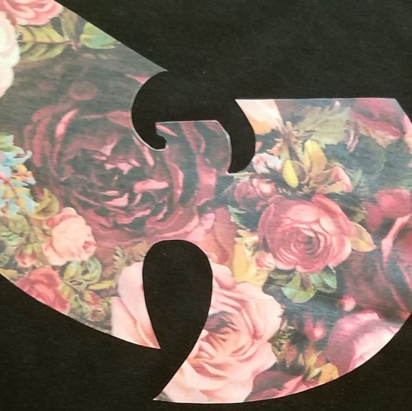 Rose Flower Wu-Tang logo tee - Picture 4 of 4